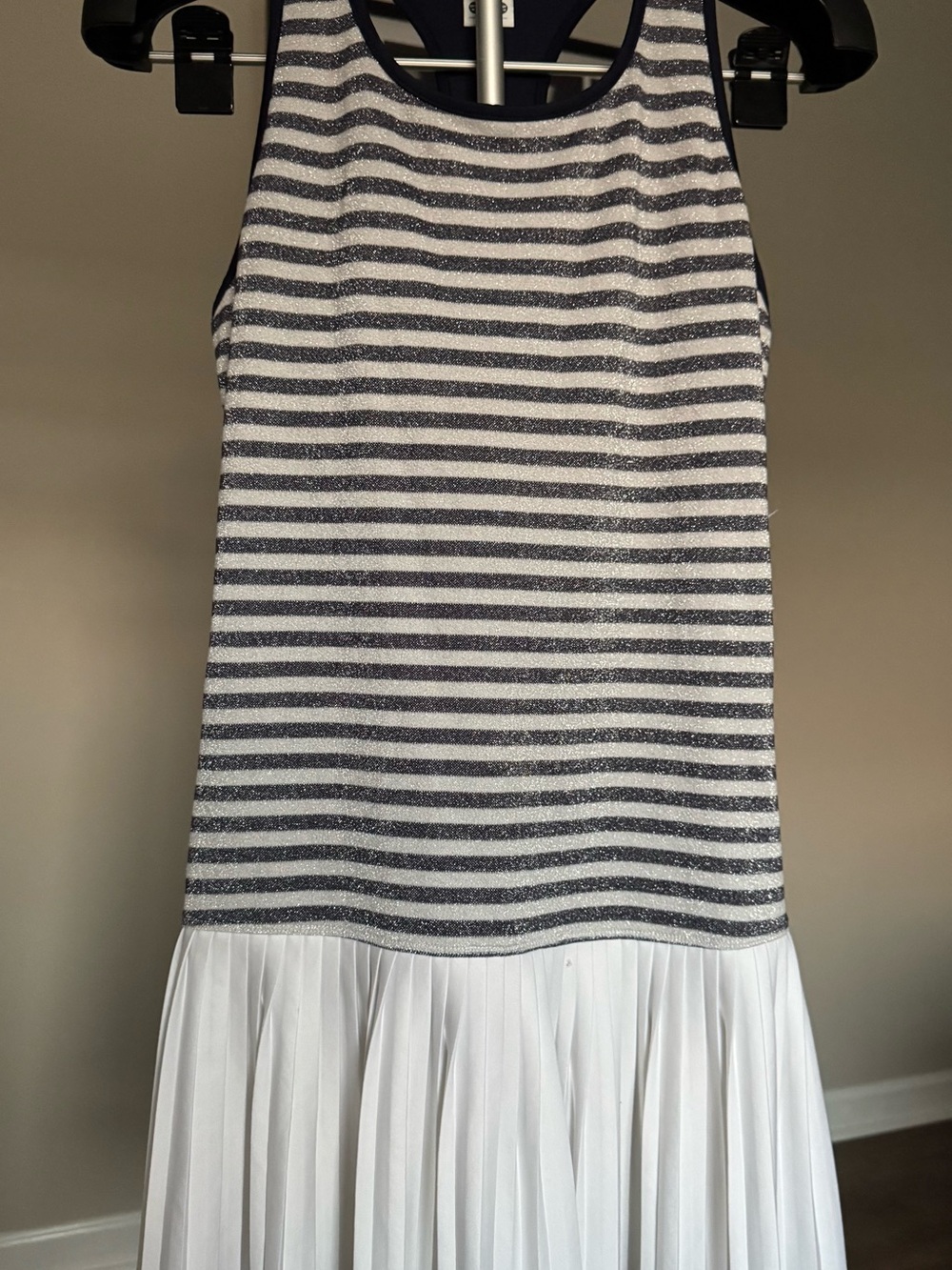 Fila Fall Heritage Sparkle Striped  Dress M